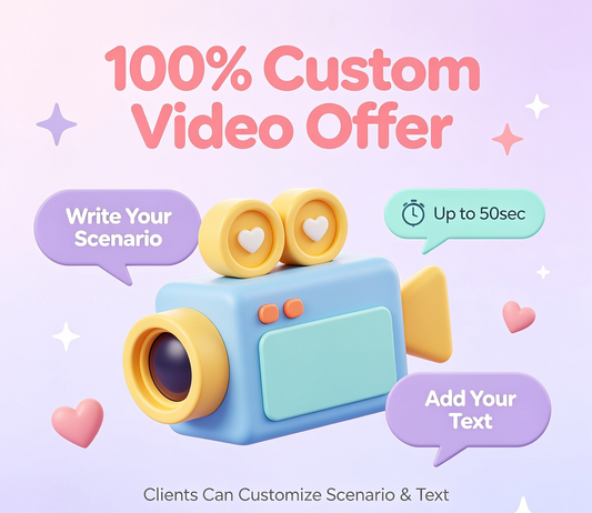 100% Custom Personalized Cartoon Video| Made Just For You