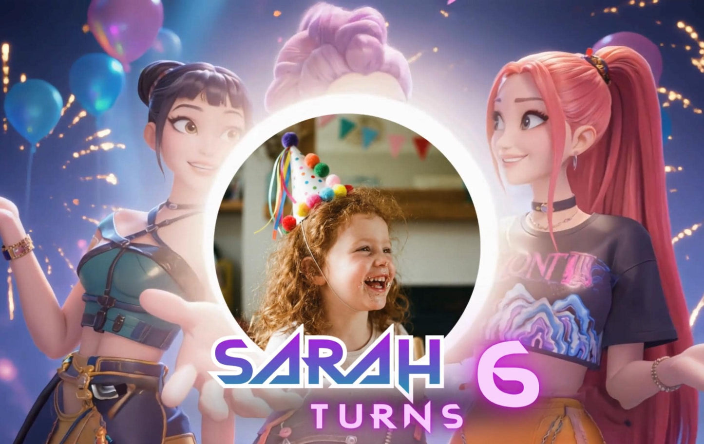 K-pop Demon Hunters Personalized Birthday Video | Custom Animated Gift for Kids