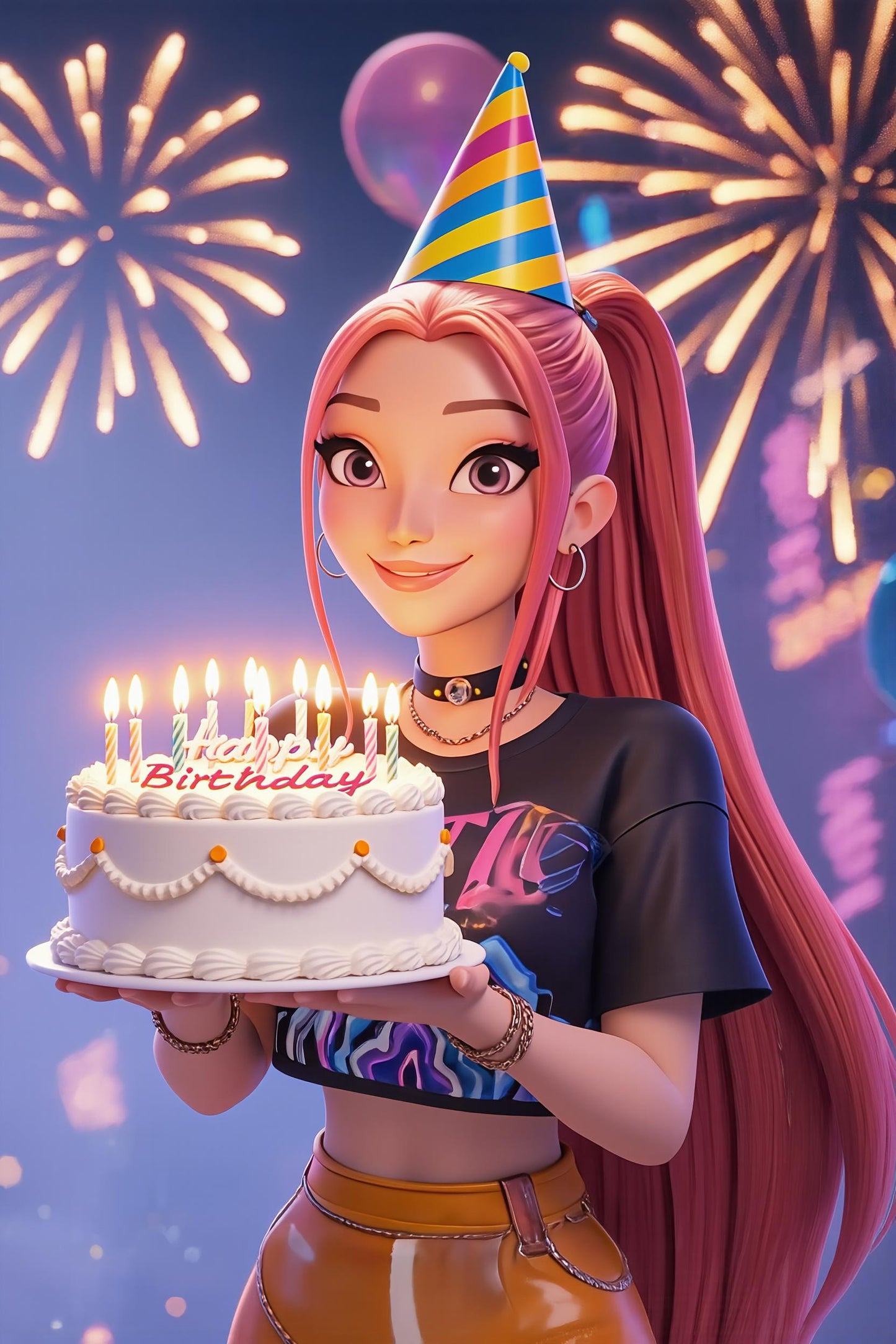 K-pop Demon Hunters Personalized Birthday Video | Custom Animated Message for Kids