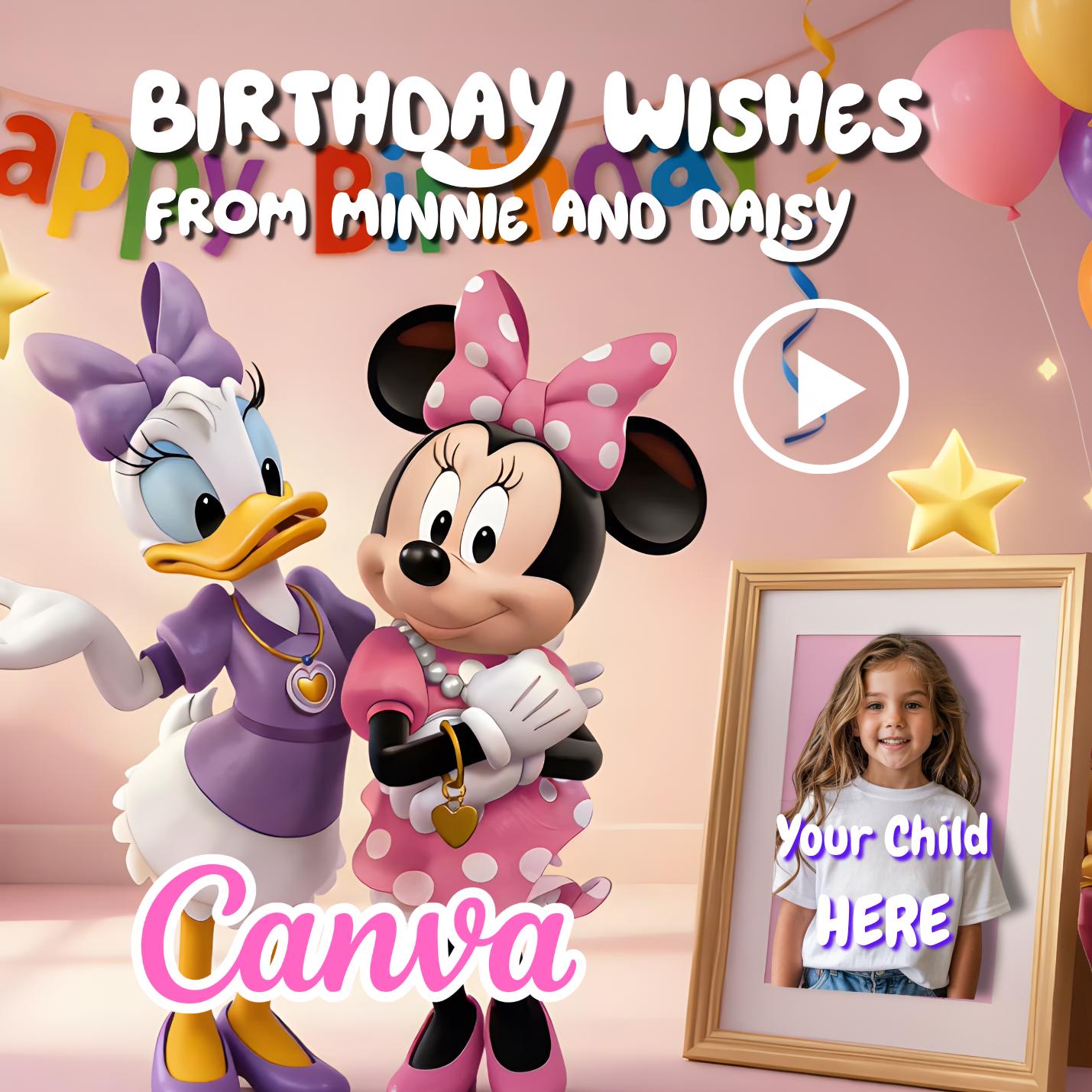 Minnie & Daisy Birthday Video