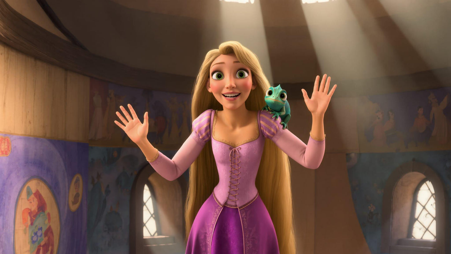 Personalized Rapunzel Birthday Video for Kids | Tangled Birthday Wishes Gift