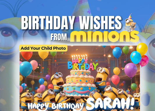 Minions Birthday Video wishes
