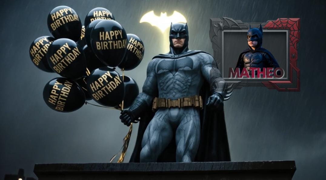 Spiderman & Batman Personalized Birthday Video for Boys | Custom Superhero Wish