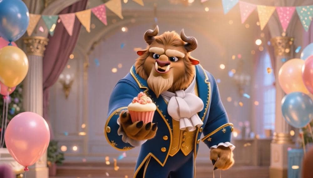 Beauty and the Beast Birthday Wishes Video | Personalized Fairytale Message for Kids